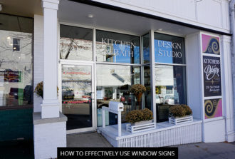How to Effectively Use Window Signs
