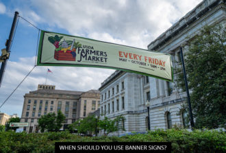 When Should You Use Banner Signs?