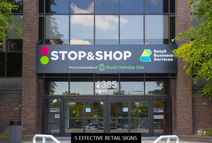 5 Effective Retail Signs