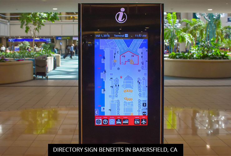 Directory Sign Benefits In Bakersfield, CA
