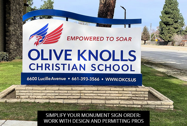 Simplify Your Monument Sign Order: Work with Design and Permitting Pros