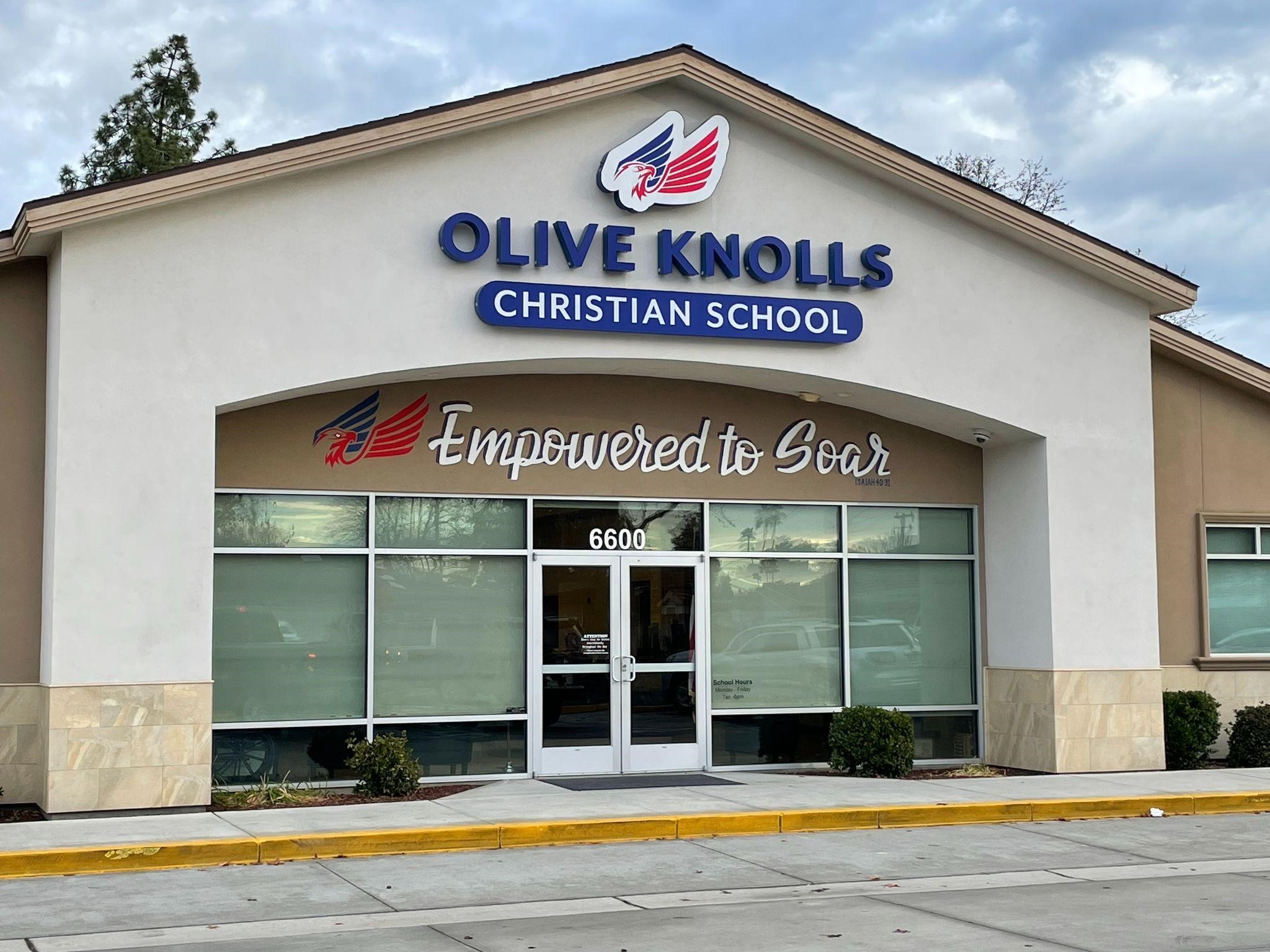 Olive Knolls Christian School Partners With TM Signs And Graphics For