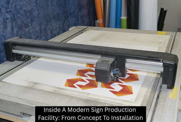 Machine Signs For Production Inside A Modern Sign Production Facility: From Concept To Installation ...